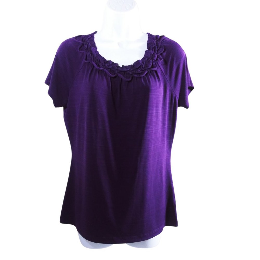 EAST 5TH DEEP PURPLE BLOUSE TOP